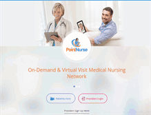 Tablet Screenshot of pointnurse.com